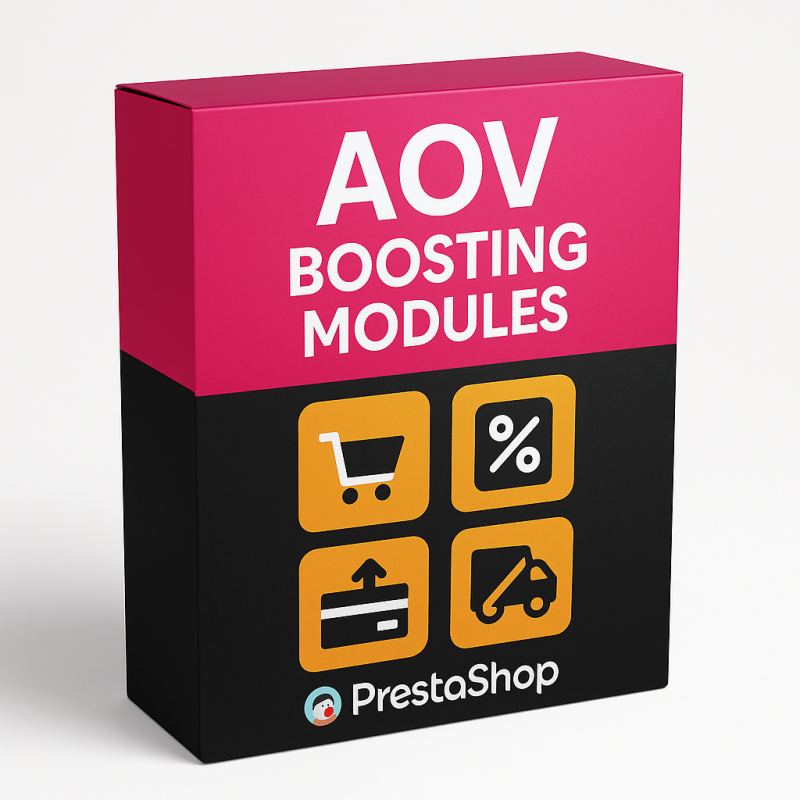 Pack de 4 Modules AOV Prestashop