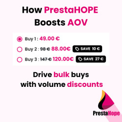 Quantity Breaks Prestashop Module